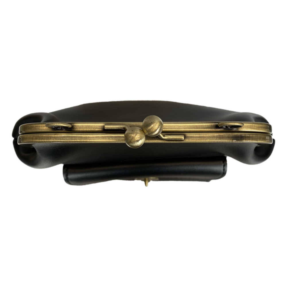 Margarete – Vintage Kussverschluss Schultertasche