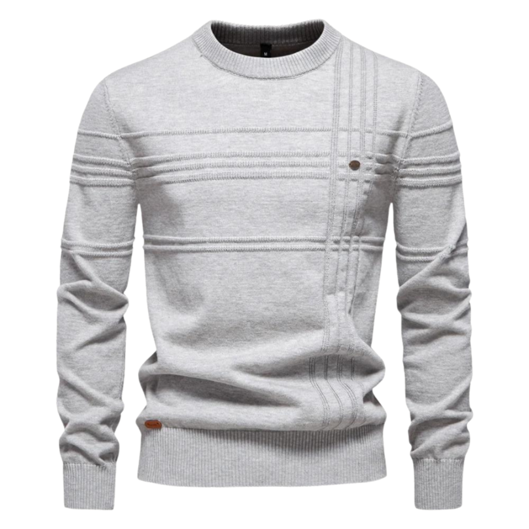 Maziarz - Eleganter Pullover Mit Karomuster