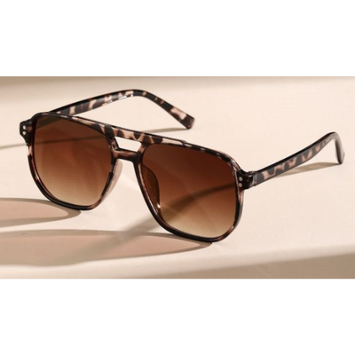 Unisex Vintage Sonnenbrille | Quadratisches Design