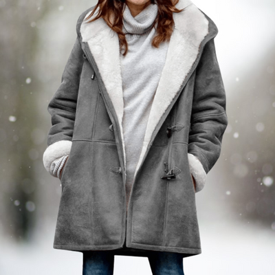 Mit Kunstfell Gefütterter Wintermantel für Frauen