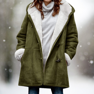 Mit Kunstfell Gefütterter Wintermantel für Frauen