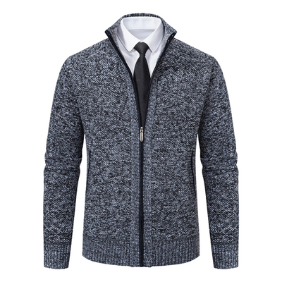 Strickjacke mit Reißverschluss und Taschen für Männer