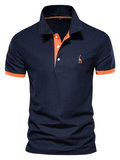 Orange-Marineblau