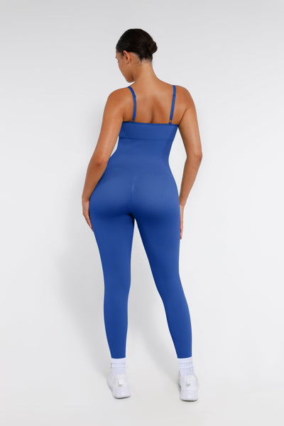Nahtloser Shapewear-Jumpsuit mit Spaghettiträgern