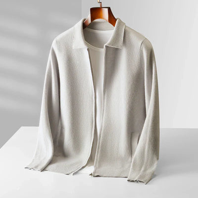Herren Luxus Kaschmir Strickjacke - Weich & Elegant