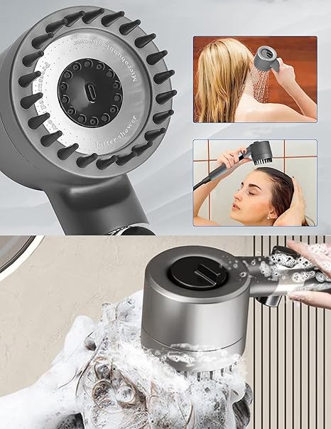 ShowerMax | Verstellbarer Hochdruck-Duschkopf mit 3 Sommer-Modi und 5 Wasserfiltern