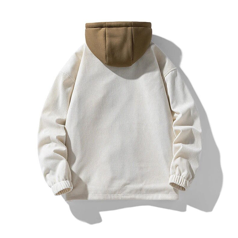 Cordjacke mit Kapuze für Männer - Gefüttert