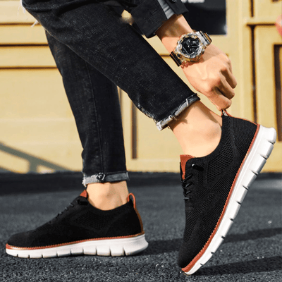 Wanderschuhe | Slip-On | Ergonomisch | Mesh-Sneaker | Herrenschuhe