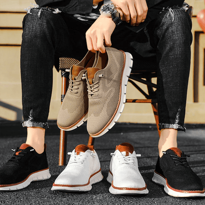 Wanderschuhe | Slip-On | Ergonomisch | Mesh-Sneaker | Herrenschuhe