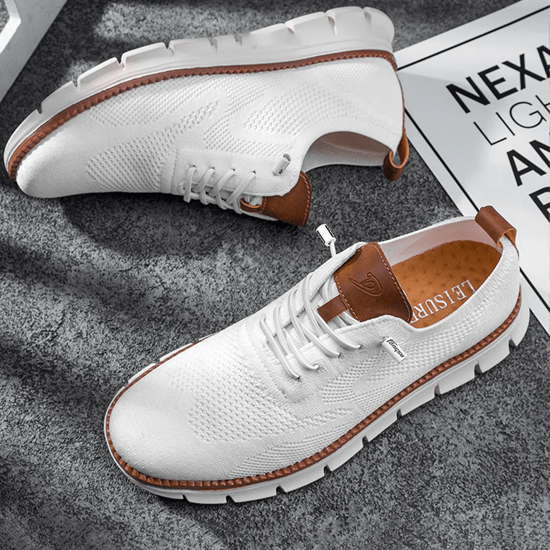 Wanderschuhe | Slip-On | Ergonomisch | Mesh-Sneaker | Herrenschuhe