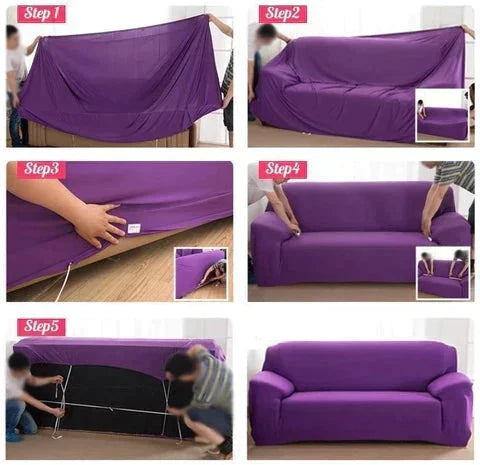 Björkholm Sofaüberzug | Wasserabweisender Stretch-Schutzbezug für dein Sofa - Sommeredition