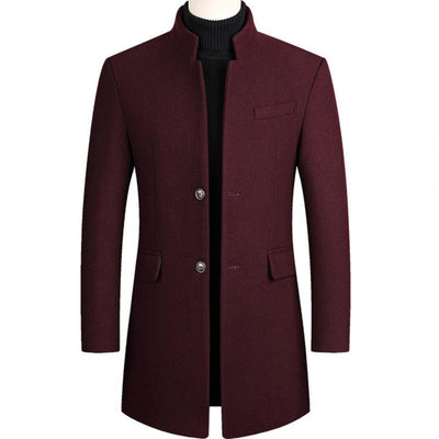Klassischer Winddichter Trenchcoat für Herren