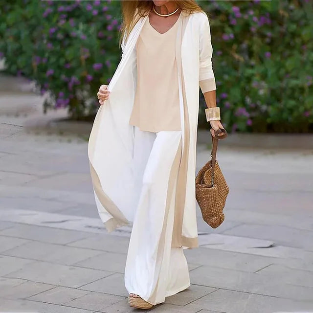 Lässiges Westen-Trainingsanzug-Set