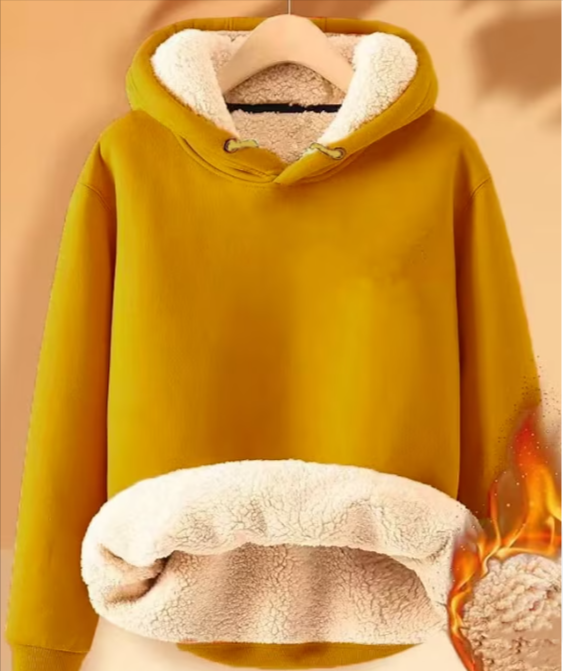 Lässige Sherpa-Winterjacke für Männer