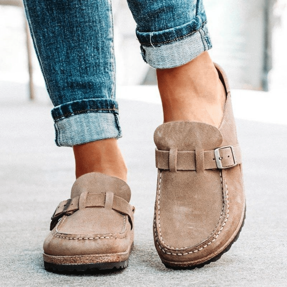 Pantoletten für Damen - Bequeme Clogs mit Korksohle für den Sommer