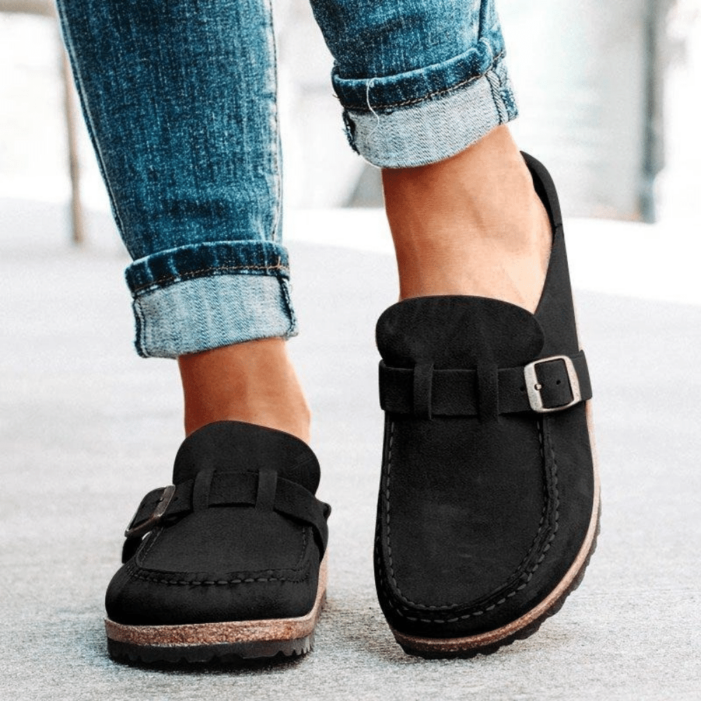 Pantoletten für Damen - Bequeme Clogs mit Korksohle für den Sommer