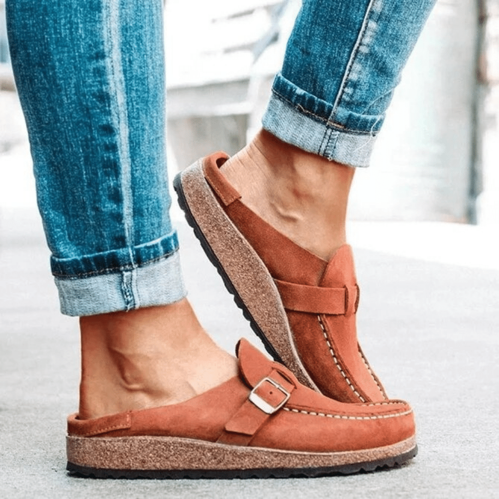 Pantoletten für Damen - Bequeme Clogs mit Korksohle für den Sommer