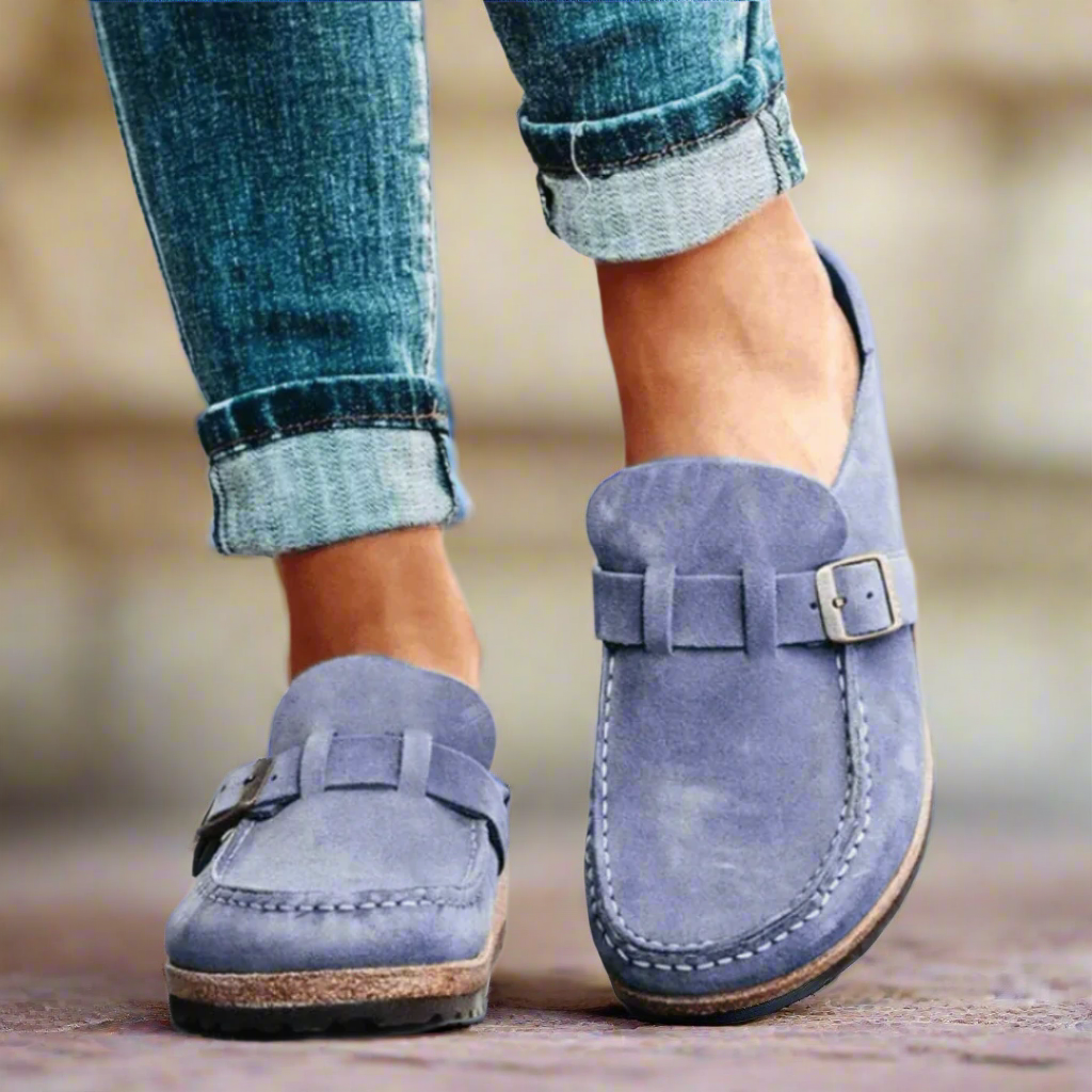 Pantoletten für Damen - Bequeme Clogs mit Korksohle für den Sommer