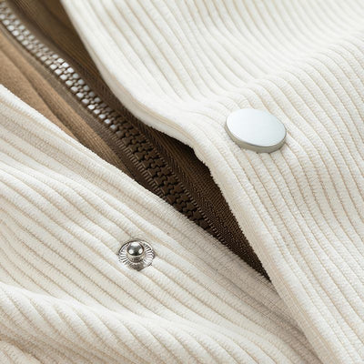 Cordjacke mit Kapuze für Männer - Gefüttert