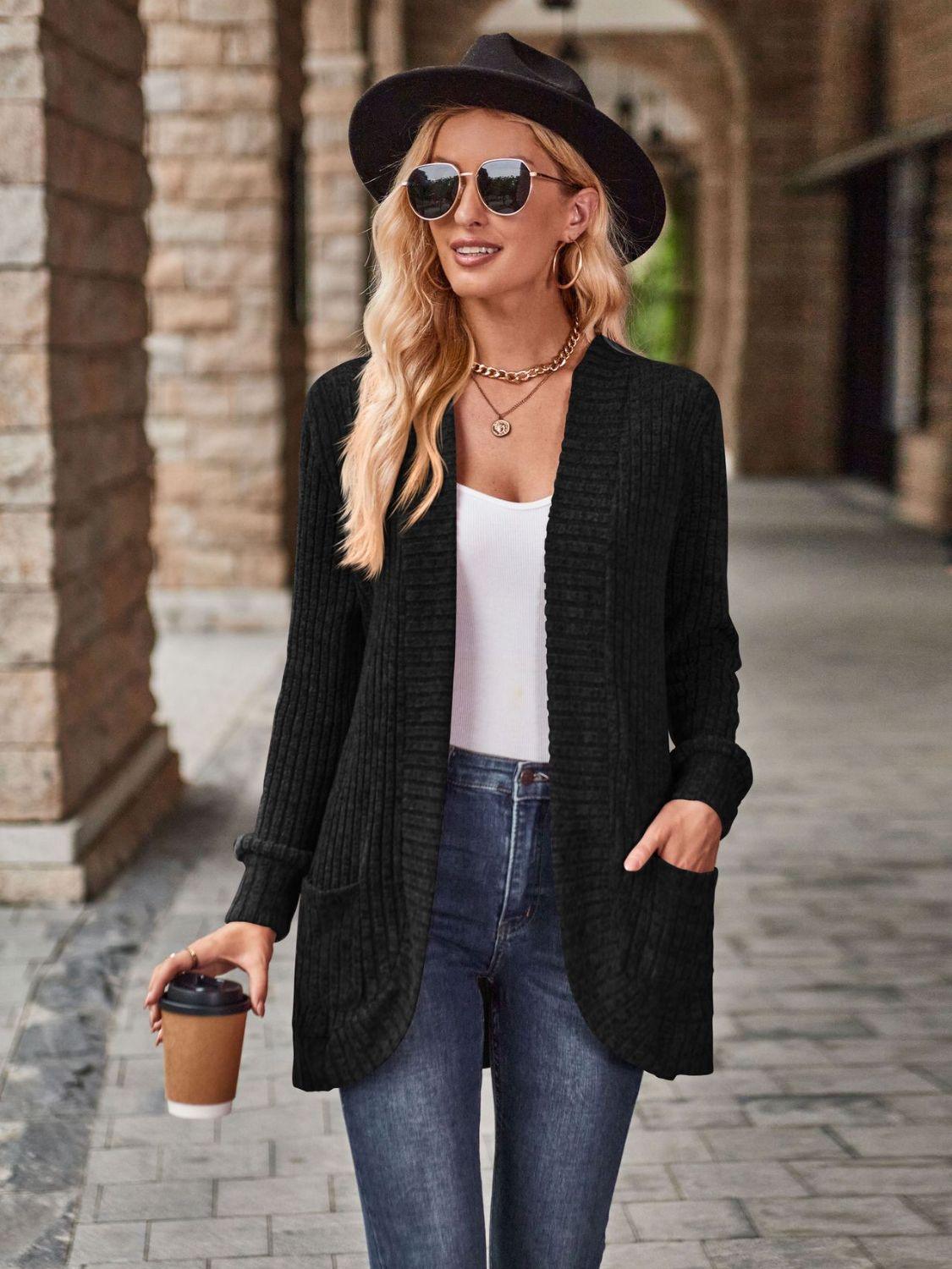 Kuschelige Winter-Strickjacke für Frauen