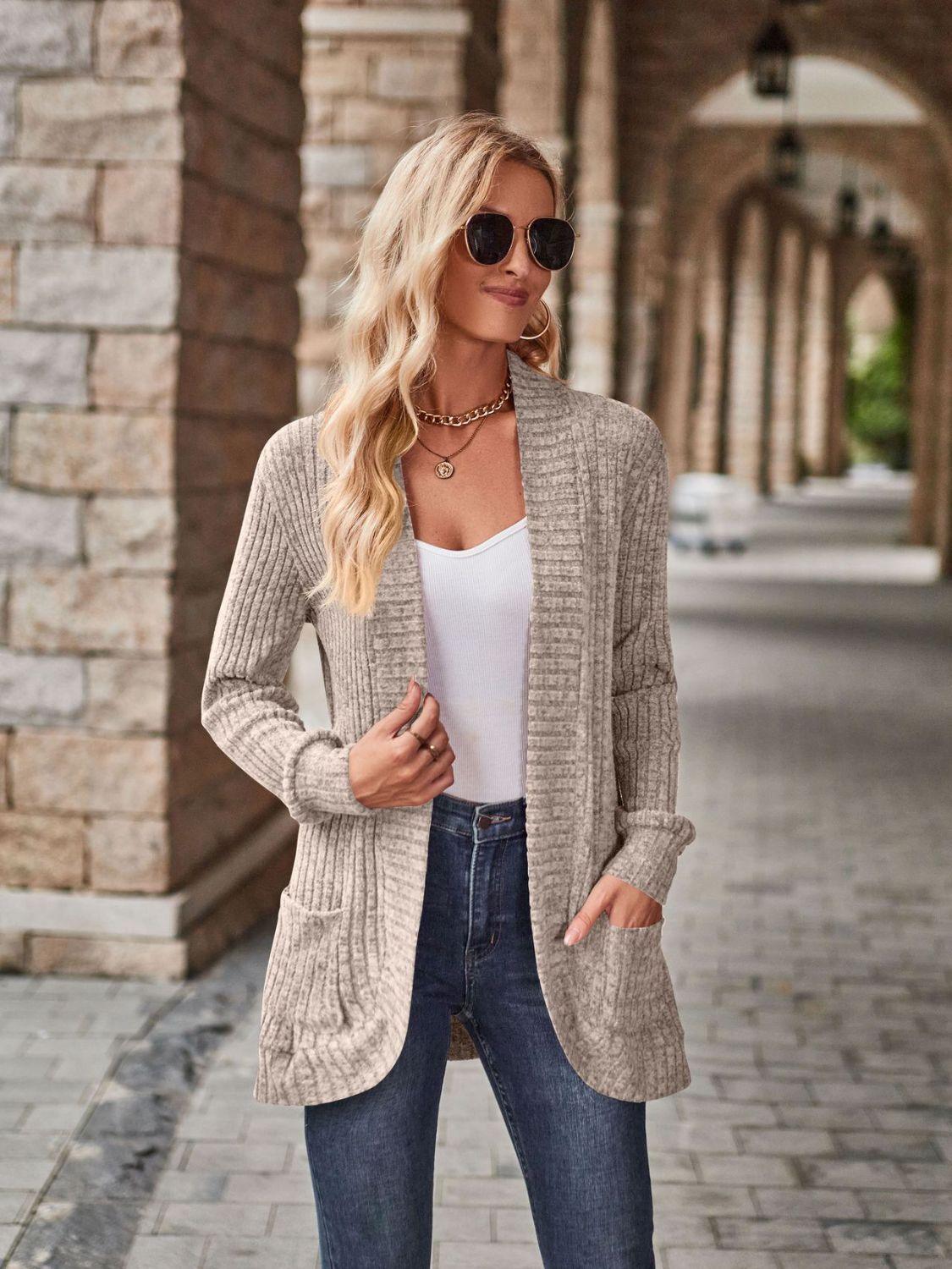 Kuschelige Winter-Strickjacke für Frauen
