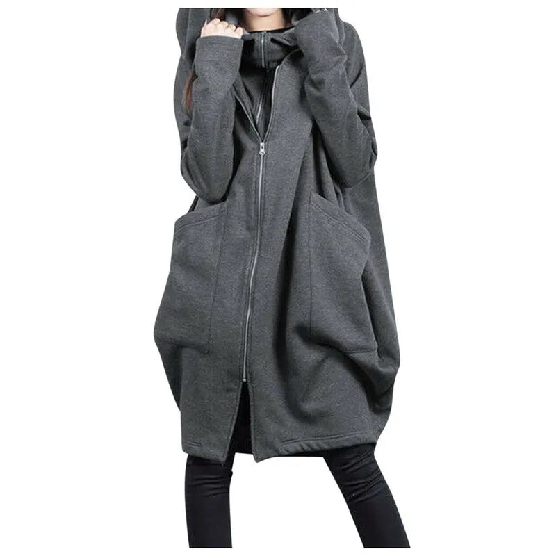 Übergroße Winterjacke für Frauen