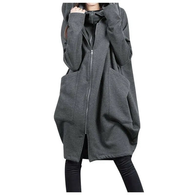 Übergroße Winterjacke für Frauen