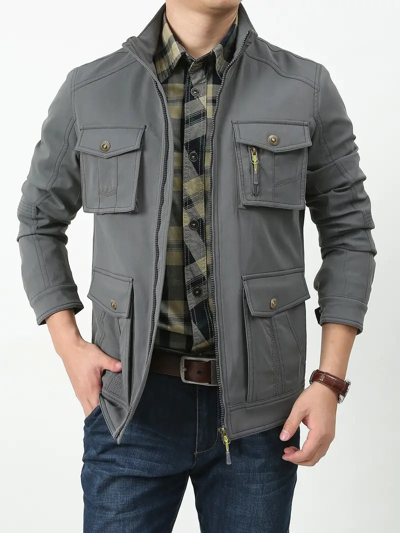 Robuste und wetterfeste Herren Outdoor Jacke aus Nylon