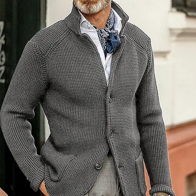 Retro-Patchwork-Blazer für Herren