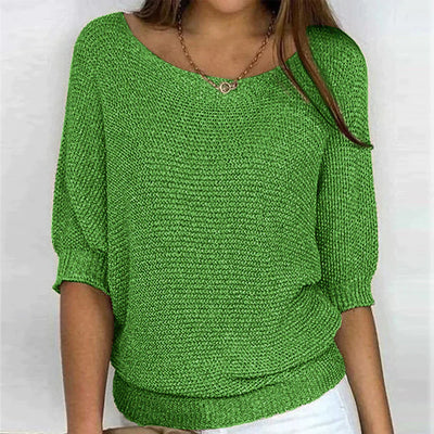 Virginia® | Ärmellose 3/4-Bluse mit Kroko-Muster.