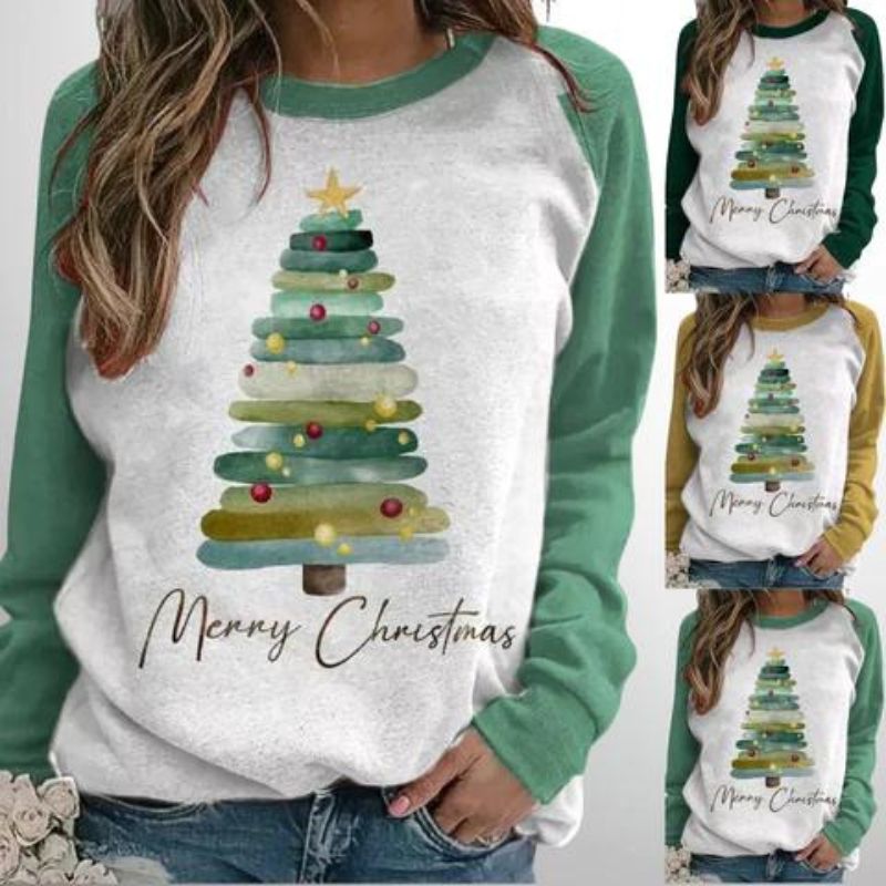 Weihnachtlicher Winterpullover für Damen