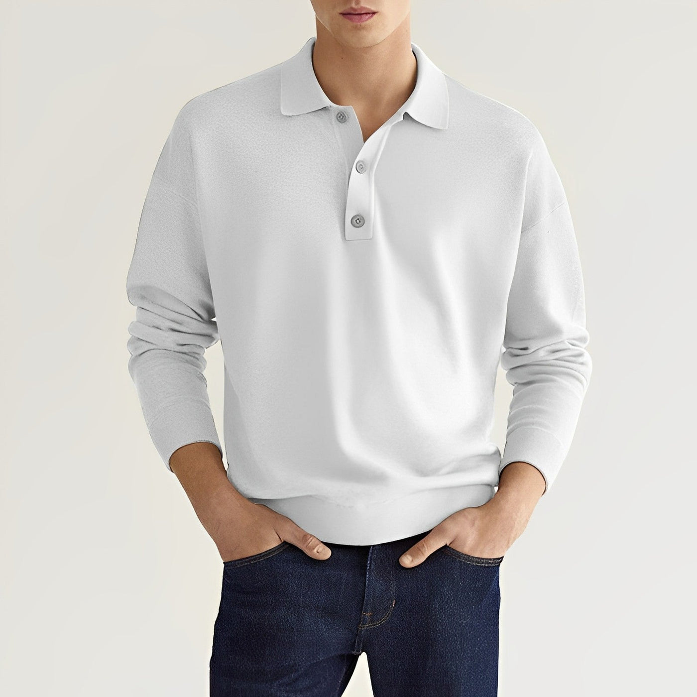 Poloshirt für Herren - Luftiges Kurzärmeliges Poloshirt für Sommer