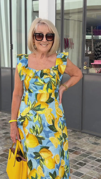 Fischer & Wagner | Limone – Sommerkleid mit Zitronenprint