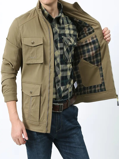 Robuste und wetterfeste Herren Outdoor Jacke aus Nylon