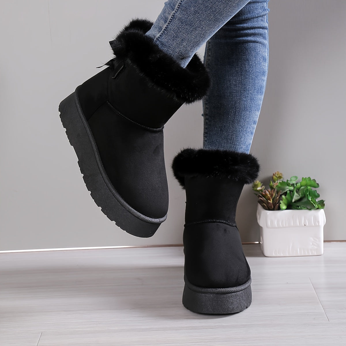 Warme Stiefel für Damen