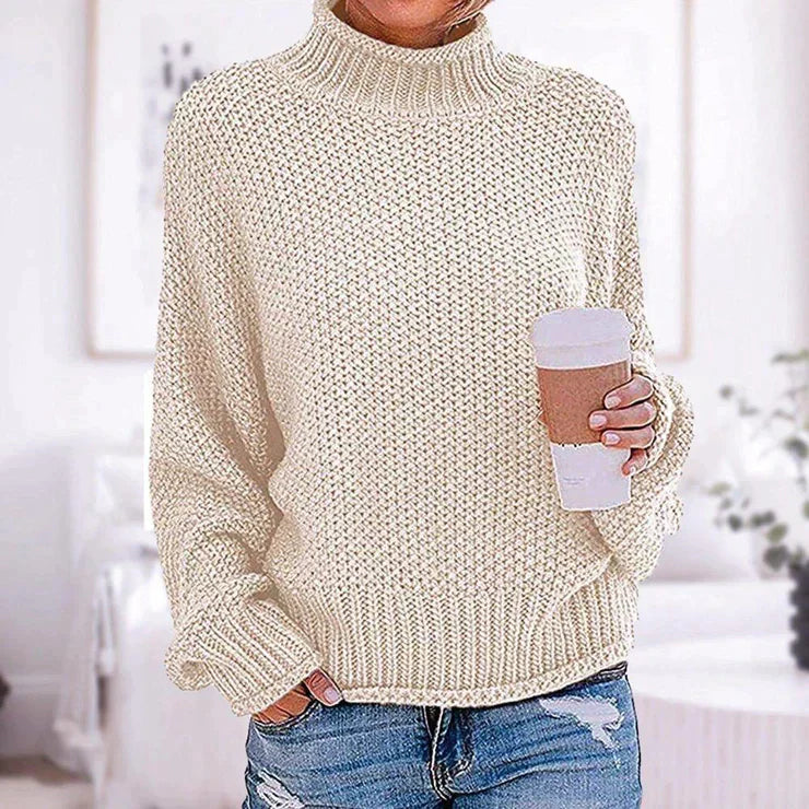 Übergroßer Rollkragenpulli für Damen