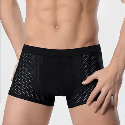 Sommerfrische Boxershorts für Herren - Atmungsaktive Kühlende Unterhosen (5er-Pack)