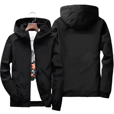 Windbreaker-Jacke mit Kapuze für Männer