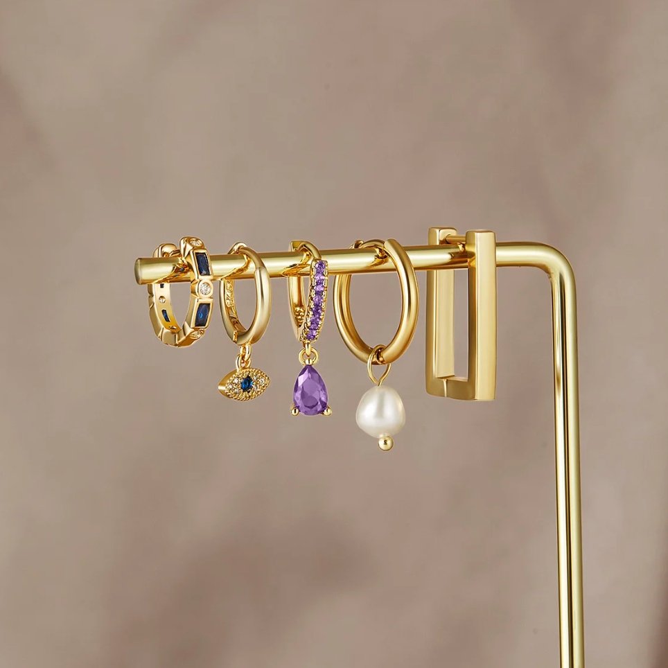 Sie Augen Tropfen Ohrringe