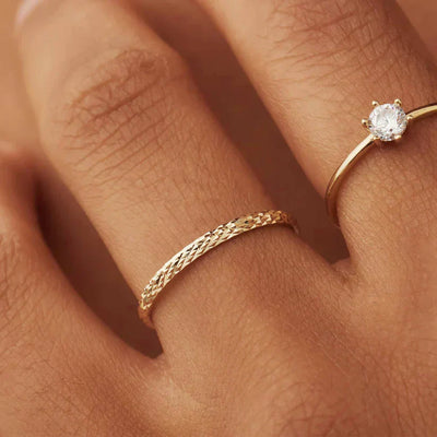 Ameline Gold Spalier Ring