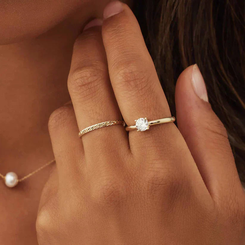 Ameline Gold Spalier Ring