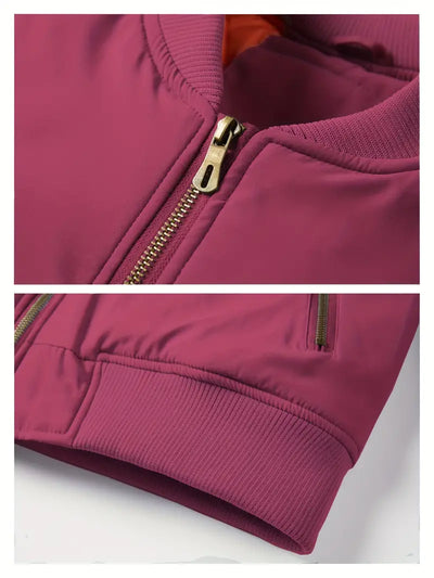 Klassische Bomberjacke mit Taschen für Männer
