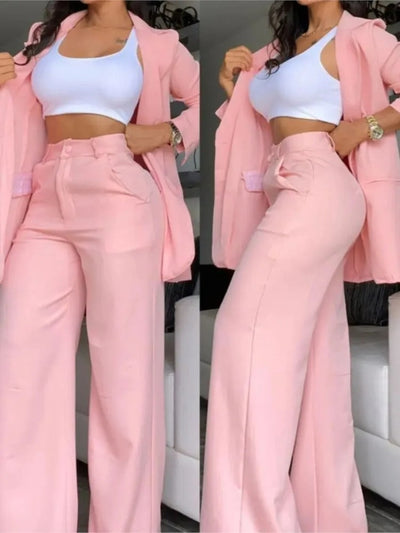 Modernes Jacken- und Hosenset für Frauen