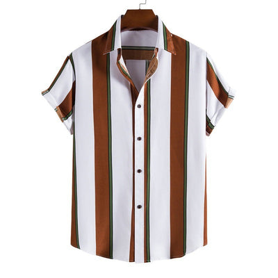 Stylisches Herren Retro Freizeithemd