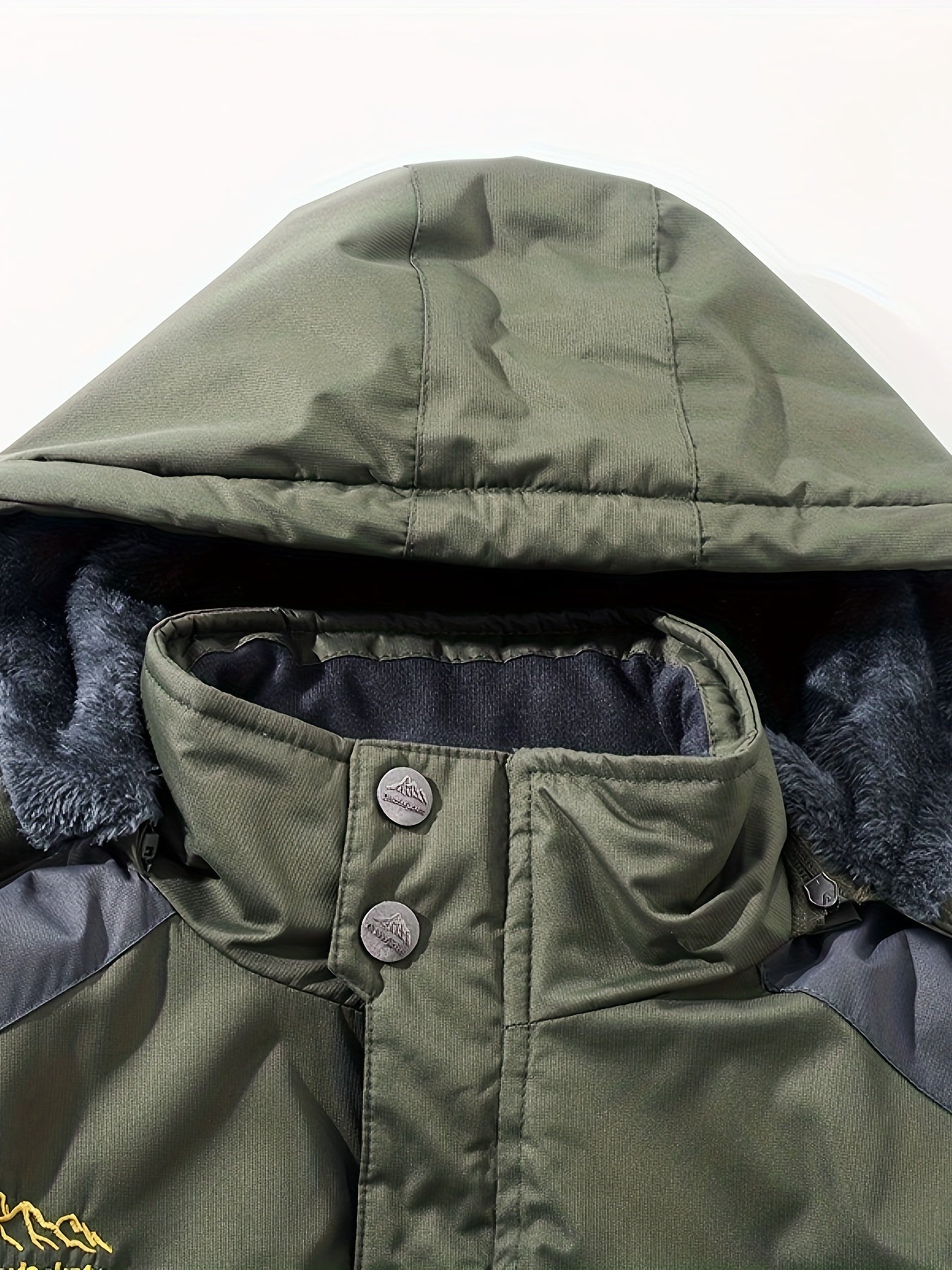 Warme Wasserdichte Winterjacke mit Kapuze für Herren