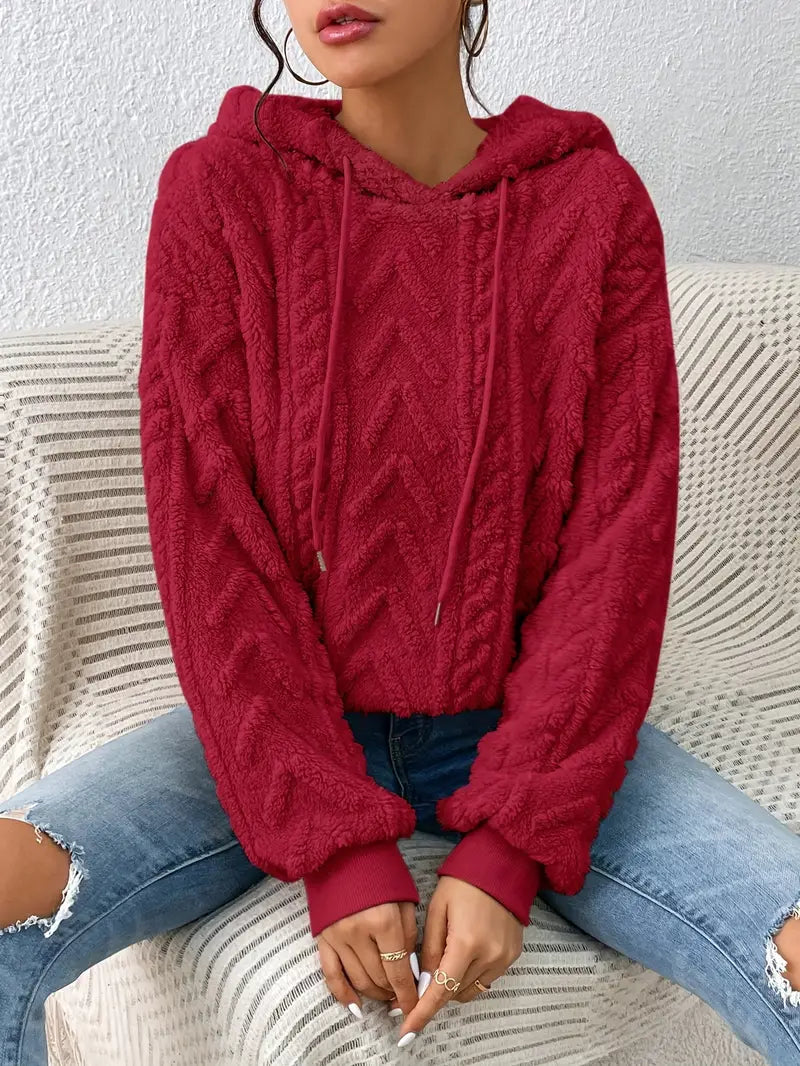 Kuscheliger Plüsch-Strickpullover