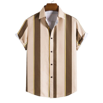 Stylisches Herren Retro Freizeithemd