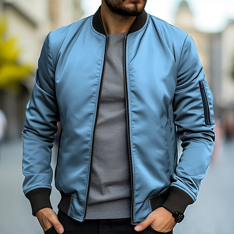 Schmal geschnittene Zip-Up Jacke für Männe