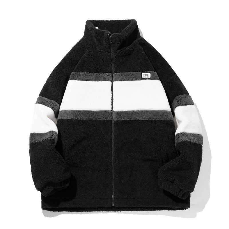 Sportliche Sherpa Winterjacke für Männer