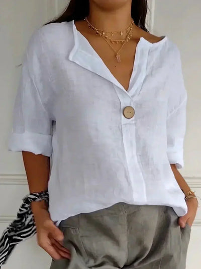 Anthea® | Lässige Bluse mit V-Ausschnitt